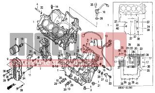 HONDA - CBF600N (ED) 2004 - Κινητήρας/Κιβώτιο Ταχυτήτων - CRANKCASE - 90024-MAL-A00 - BOLT, UBS, 8X88