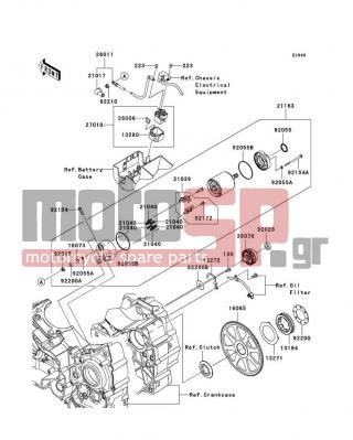 KAWASAKI - VULCAN® 1700 CLASSIC 2012 -  - Starter Motor - 16073-0053 - INSULATOR