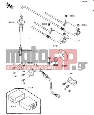 KAWASAKI - ELIMINATOR 1985 -  - IGNITION - 92070-1019 - SPARK PLUG DR8ES (Canada)