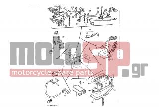 YAMAHA - XT600 (EUR) 1987 - Electrical - ELECTRICAL 1 - 2KF-82310-50-00 - Ignition Coil Assy