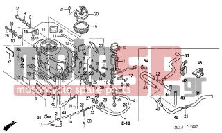 HONDA - CBR1000RR (ED) 2007 - Body Parts - FUEL TANK-FUEL PUMP - 17533-MEL-000 - RUBBER, L. FR. TANK MOUNTING
