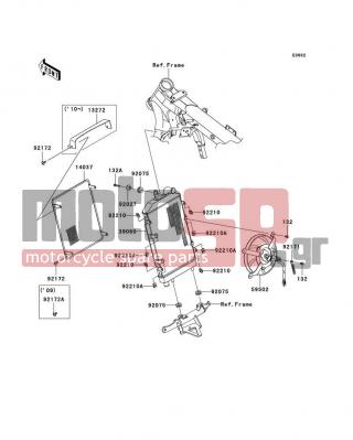 KAWASAKI - VULCAN® 1700 NOMAD™ 2012 - Κινητήρας/Κιβώτιο Ταχυτήτων - Radiator - 132BB0620 - BOLT-FLANGED-SMALL,6X20