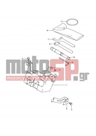 SUZUKI - GSF650SA (E2) 2008 - Body Parts - MANUAL BOX - 09816-00102-000 - SPANNER, HEXAGON 3