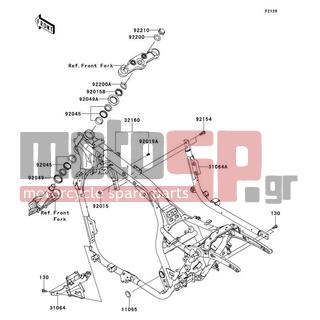 KAWASAKI - VULCAN® 1700 VAQUERO® 2012 -  - Frame - 92015-1848 - NUT,STEERING STEM,35MM