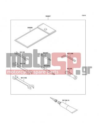 KAWASAKI - VULCAN® 1700 VAQUERO® 2012 - Body Parts - Owner's Tools