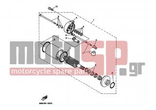 YAMAHA - SR125 (EUR) 1992 - Electrical - STARTING MOTOR - 98501-06025-00 - Screw, Pan Head