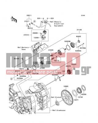 KAWASAKI - VULCAN® 1700 VAQUERO® 2012 -  - Starter Motor - 92055-1276 - RING-O