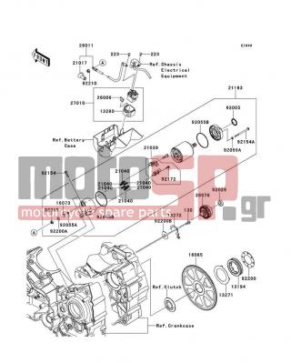 KAWASAKI - VULCAN® 1700 VAQUERO® 2012 -  - Starter Motor - 92055-1370 - RING-O,4.5X2.0