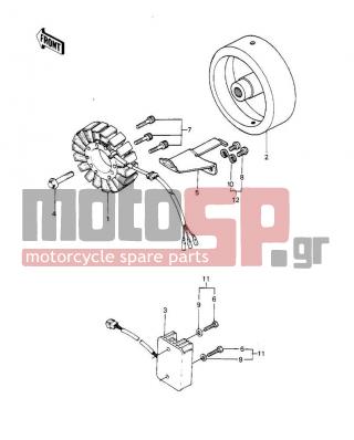 KAWASAKI - POLICE 1000 1985 -  - GENERATOR/REGULATOR