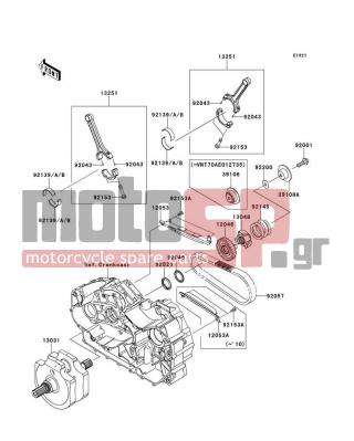 KAWASAKI - VULCAN® 1700 VOYAGER® 2012 - Κινητήρας/Κιβώτιο Ταχυτήτων - Crankshaft