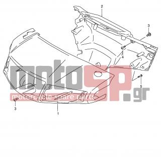 SUZUKI - AG100 X (E71) Address 1999 - Εξωτερικά Μέρη - HANDLE COVER - 56311-41D00-10V - COVER, HANDLE FRONT (WHITE)