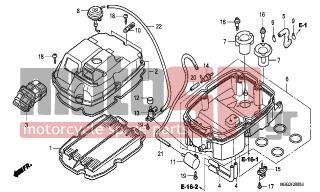 HONDA - VFR800 (ED) 2000 - Engine/Transmission - AIR CLEANER - 93903-25480- - SCREW, TAPPING, 5X20