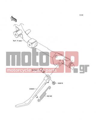 KAWASAKI - VULCAN® 900 CLASSIC 2012 -  - Stand(s) - 92145-0687 - SPRING,SIDE STAND
