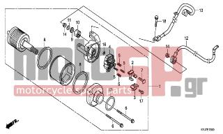 HONDA - CBR250R (ED) ABS   2011 - Electrical - STARTING MOTOR - 91309-425-003 - O-RING, 24.4X3.1(ARAI)