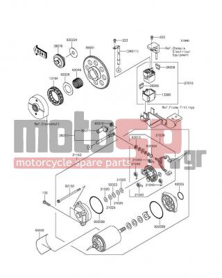 KAWASAKI - VULCAN® 900 CLASSIC LT 2012 -  - Starter Motor - 92055-1381 - RING-O,STARTER MOTOR