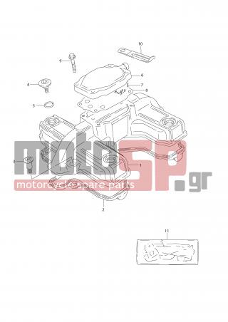 SUZUKI - GS500E (E2) 2000 - Engine/Transmission - CYLINDER HEAD COVER - 11177-15510-H17 - GASKET, BREATHER COVER