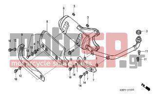 HONDA - SCV100 (ED) Lead 2003 - Exhaust - EXHAUST MUFFLER - 18293-KRP-980 - RUBBER, PROTECTOR PACKING