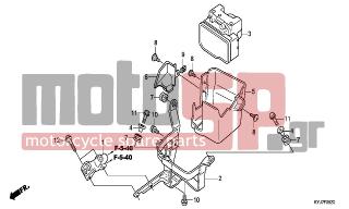 HONDA - CBR250R (ED) ABS   2011 - Brakes - ABS MODULATOR - 90677-KAN-T00 - NUT, CLIP, 5MM