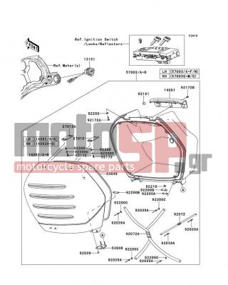 KAWASAKI - CONCOURS® 14 ABS 2011 -  - Accessory - 92200-0416 - WASHER
