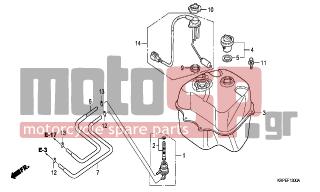 HONDA - SCV100F (ED) Lead 2005 - Body Parts - FUEL TANK - 37080-KPL-840 - FUEL UNIT SET