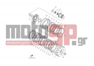 YAMAHA - XP500 T-MAX ABS (GRC) 2008 - Engine/Transmission - CLUTCH - 5GJ-16537-00-00 - Plate, Spring Stopper