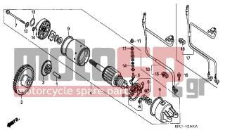 HONDA - FES250 (ED) 2002 - Electrical - STARTING MOTOR - 31201-KS5-901 - TERMINAL SET, BRUSH