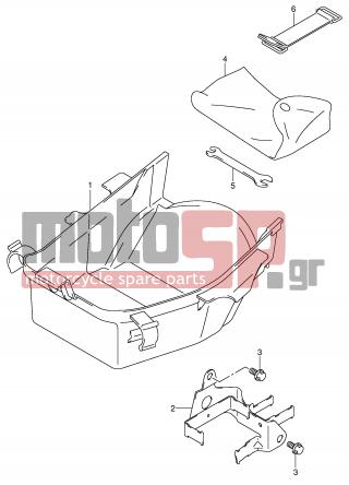 SUZUKI - GSX1400 (E2) 2003 - Body Parts - LUGGAGE BOX - 47411-42F10-000 - HOLDER, ELECTRIC PARTS