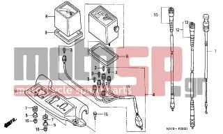 HONDA - NX125 (IT) 1995 - Electrical - METER - 37243-MG2-000 - RUBBER, SPEEDOMETER MOUNTING