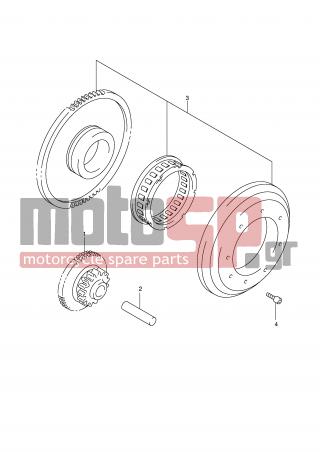 SUZUKI - DL650 (E2) V-Strom 2007 - Engine/Transmission - STARTER CLUTCH - 09139-08023-000 - BOLT (8X16)