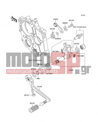 KAWASAKI - NINJA® 650R 2011 - Κινητήρας/Κιβώτιο Ταχυτήτων - Gear Change Mechanism