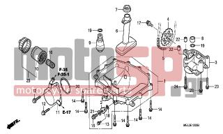 HONDA - CBR1000RR (ED) 2005 - Κινητήρας/Κιβώτιο Ταχυτήτων - OIL PAN/OIL PUMP - 94301-08140- - DOWEL PIN, 8X14