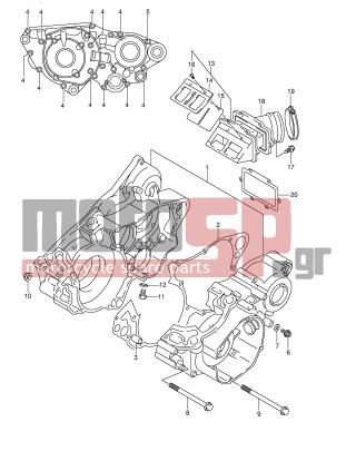 SUZUKI - RM250 (E2) 2002 - Κινητήρας/Κιβώτιο Ταχυτήτων - CRANKCASE - 01500-12163-000 - PLUG, DRAIN