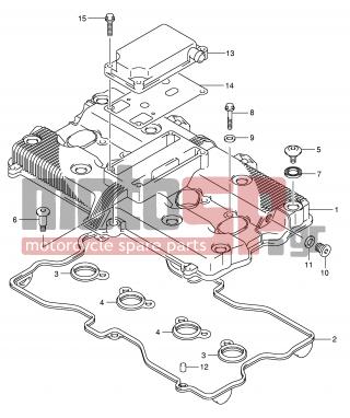 SUZUKI - GSF650 (E2) 2006 - Engine/Transmission - CYLINDER HEAD COVER - 11179-27A02-000 - GASKET, HEAD COVER NO.3
