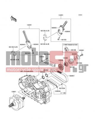 KAWASAKI - VULCAN® 1700 NOMAD™ 2011 - Κινητήρας/Κιβώτιο Ταχυτήτων - Crankshaft