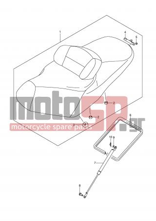 SUZUKI - AN650A (E2) ABS Burgman 2009 - Body Parts - SEAT - 45211-10G10-000 - MOLDING, SEAT