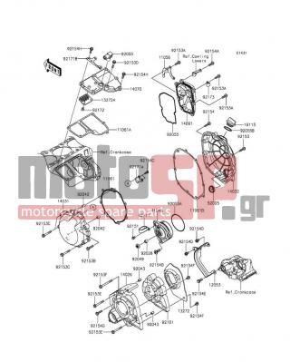 KAWASAKI - NINJA® ZX™-14R ABS 2016 - Engine/Transmission - Engine Cover(s) - 11061-0810 - GASKET,CLUTCH COVER