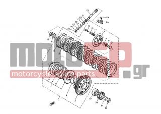 YAMAHA - XJ650 (EUR) 1980 - Engine/Transmission - CLUTCH - 4H7-16150-10-00 - Primary Driven Gear Comp (97t)