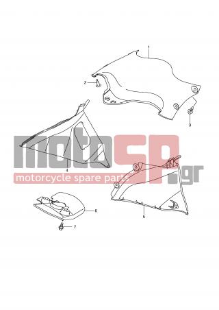 SUZUKI - GSX-R600 (E2) 2008 - Body Parts - INNER COVER - 94462-37H00-000 - COWL, COVER INNER LH