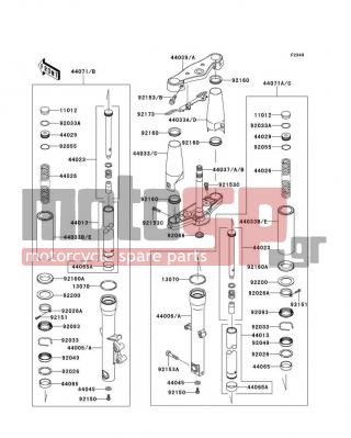 KAWASAKI - VULCAN® 900 CLASSIC 2011 -  - Front Fork - 92150-1432 - BOLT,SOCKET,8X18