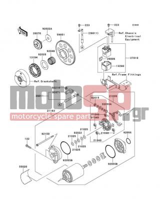 KAWASAKI - VULCAN® 900 CLASSIC 2011 -  - Starter Motor - 92055-1381 - RING-O,STARTER MOTOR