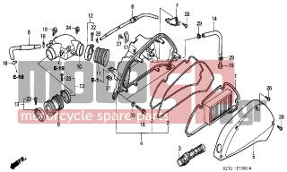 HONDA - SH125 (ED) 2004 - Engine/Transmission - AIR CLEANER - 93903-25480- - SCREW, TAPPING, 5X20