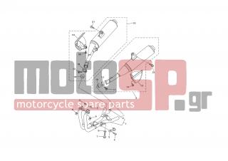 YAMAHA - TDM900 ABS (GRC) 2007 - Exhaust - EXHAUST - 5PS-14610-10-00 - Exhaust Pipe Assy 1
