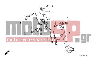 HONDA - CBR125R (ED) 2004 - Frame - STAND - 91540-S30-003 - CLIP, HARNESS BAND (NATURAL) (151.5MM)