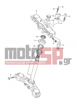 SUZUKI - GSF650SA (E2) 2008 - Frame - STEERING STEM (GSF650SK7/SUK7/SAK7/SUAK7/SK8/SUK8/SAK8/SUAK8) - 56231-31FA0-000 - WASHER