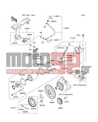 KAWASAKI - NINJA® 250R 2010 -  - Starter Motor