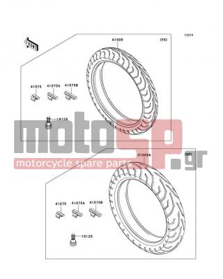 KAWASAKI - NINJA® 250R 2010 -  - Tires - 41075-0009 - BALANCER-WHEEL,30G,SILVER