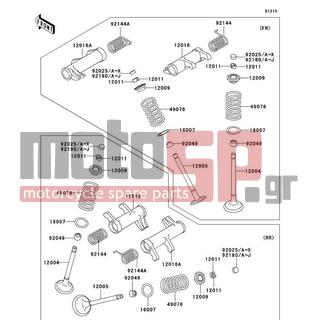 KAWASAKI - VULCAN® 900 CUSTOM 2010 - Engine/Transmission - Valve(s) - 92180-1194 - SHIM,T=2.675