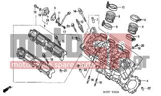 HONDA - CBR1100XX (ED) 2005 - Engine/Transmission - CYLINDER HEAD - 12251-MAT-E01 - GASKET, CYLINDER HEAD