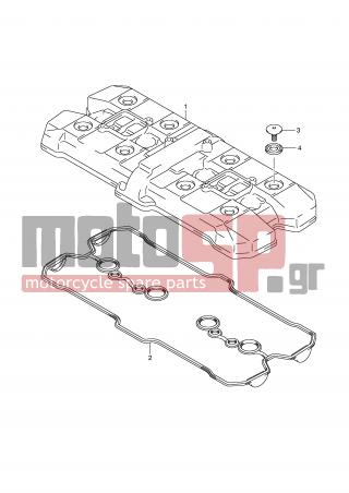 SUZUKI - GSF1250A (E2) 2008 - Engine/Transmission - CYLINDER HEAD COVER - 11170-18H10-000 - COVER, CYLINDER HEAD