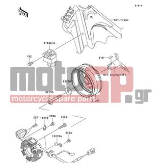 KAWASAKI - KLX®140L 2009 -  - Generator - 92153-1135 - BOLT,8X50